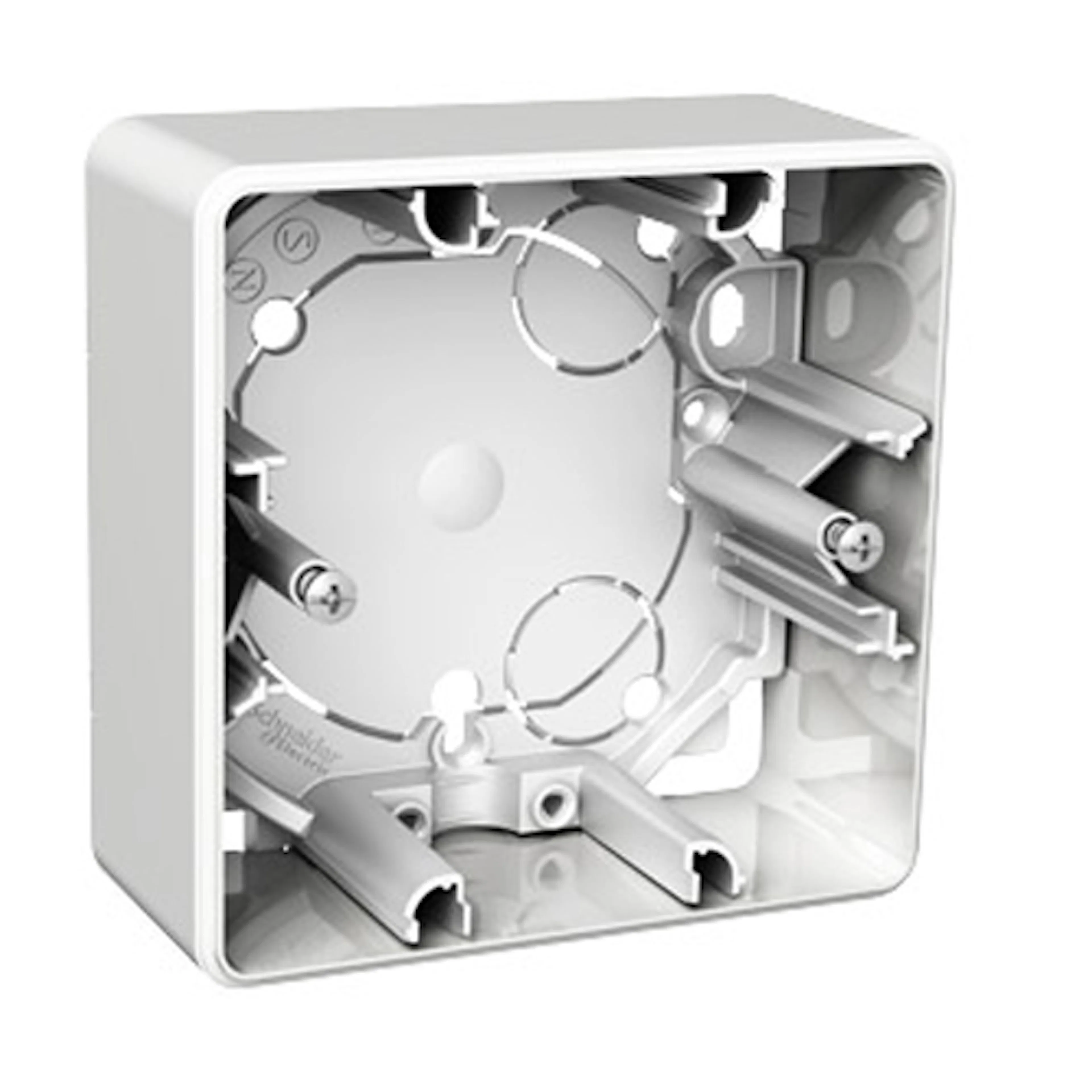 Forhøyningsramme Schneider Electric Exxact Hvit