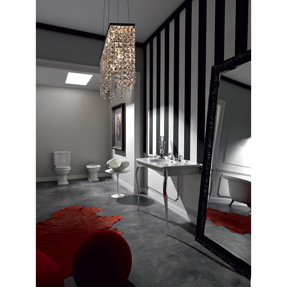 Toalett Lavabo Retro Monoblocco P-lås