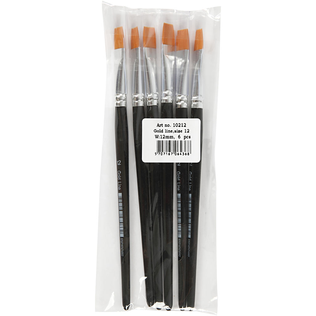 Pensler Creativ Company Gold Line Flate Nr 12 6 Stk/1 Pk