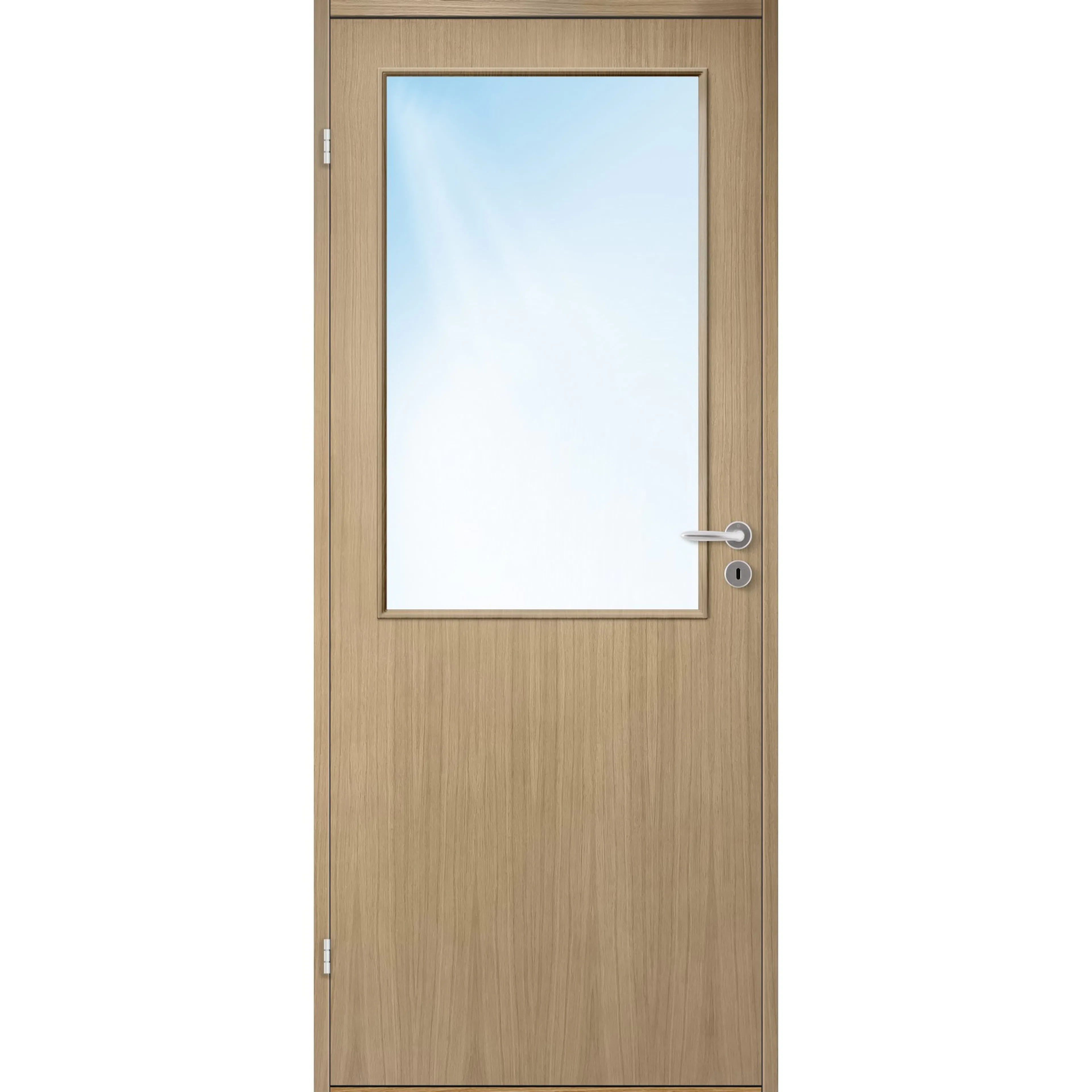 DØRBL ID SANS HW 10X21 EIK HVIT LAKK BxH: 100x210, Hvitlasert