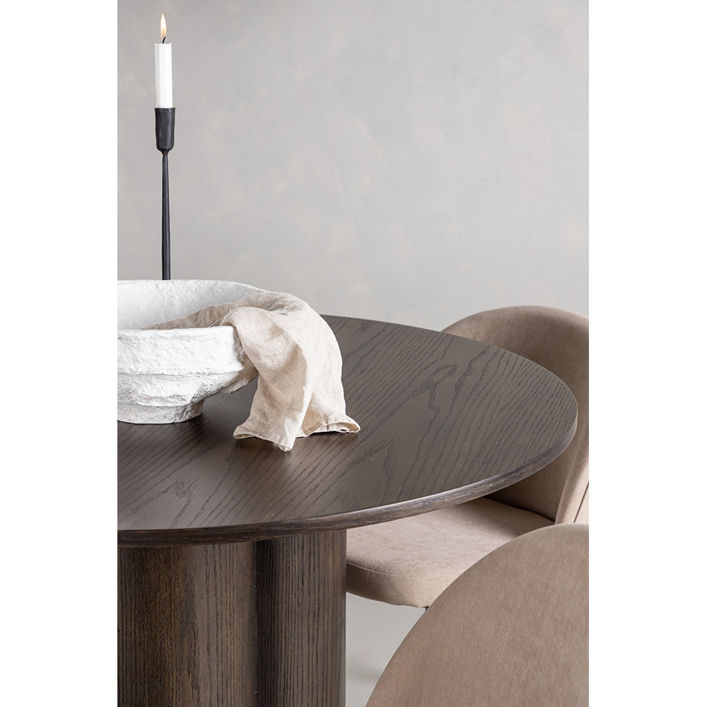 Spisegruppe Venture Home Olivia med 4 Velvet Stitches Stoler