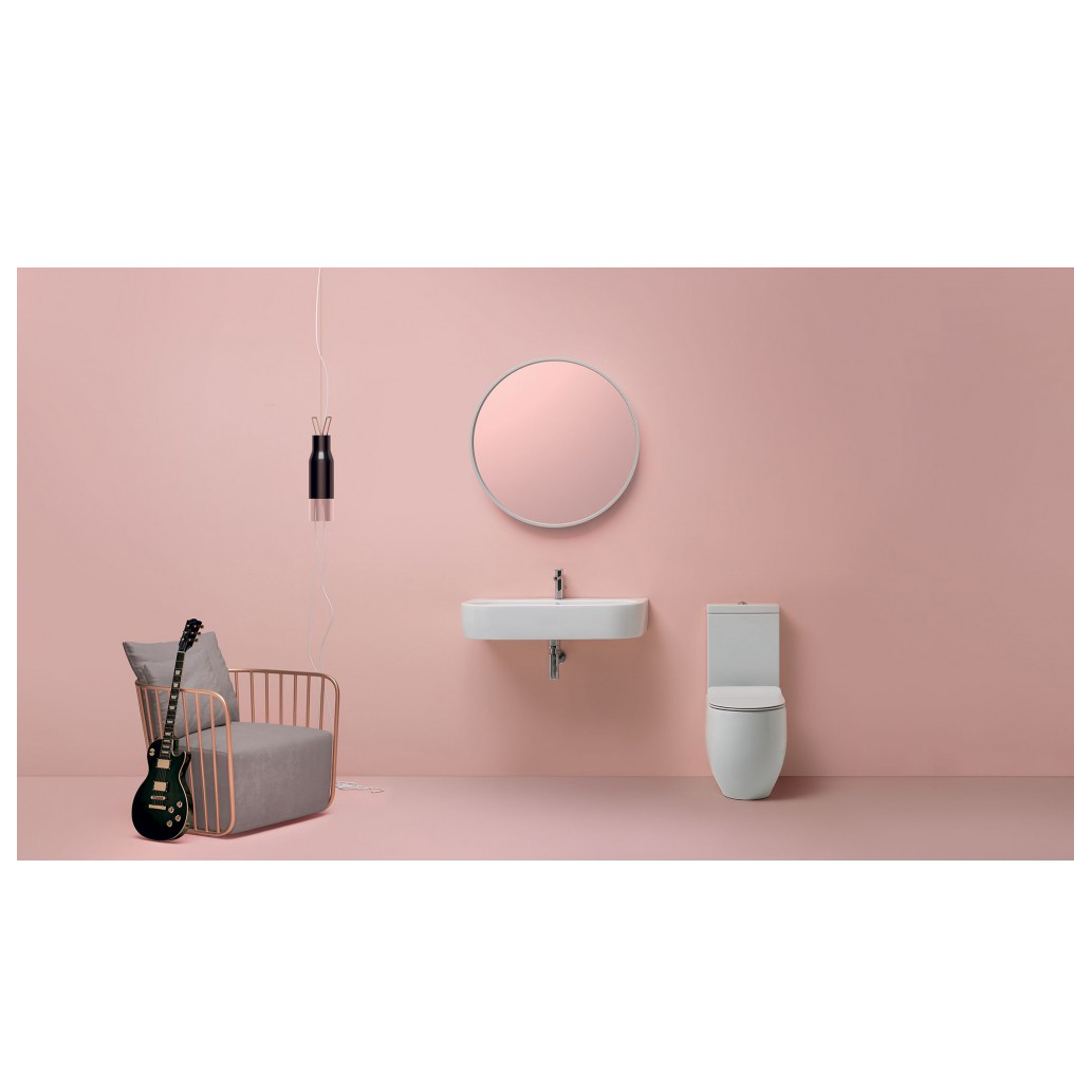 Toalettsete Lavabo Slim Myk Lukking Hardt Sete