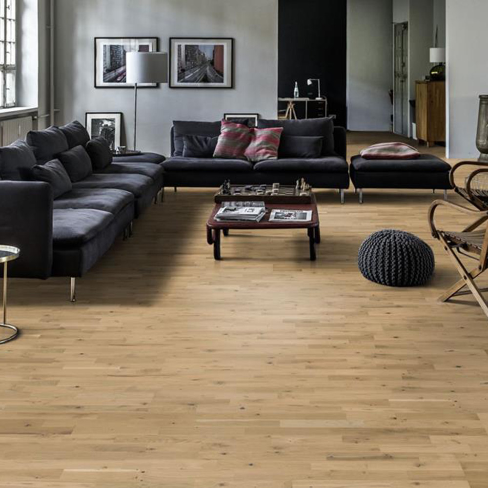 Tregulv Kährs Beyond Retro Urban Brown Ultramatt Lakk Eik 3-Stav