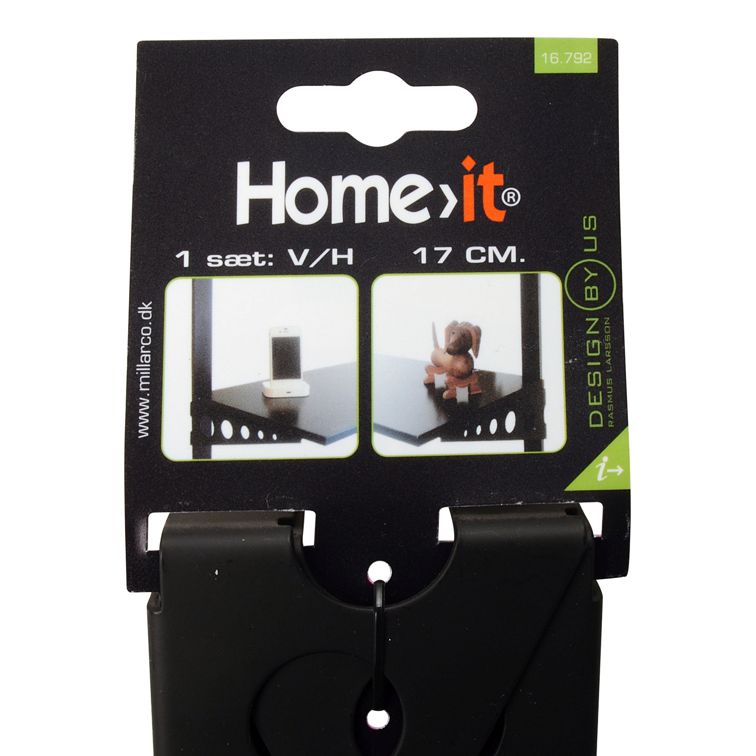 Hylleknekt Home it 2 stk H/V