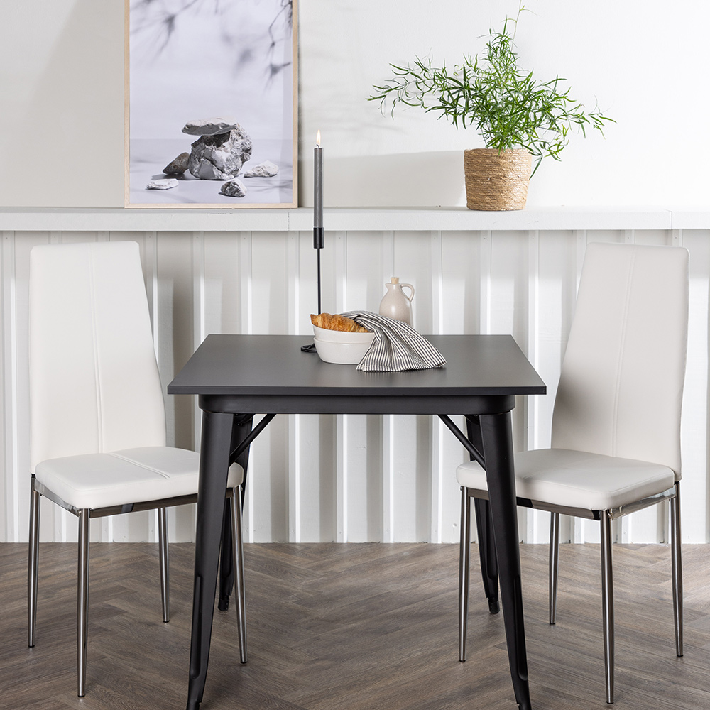 Spisegruppe Venture Home Tempe med 2 stk Pastill Stoler