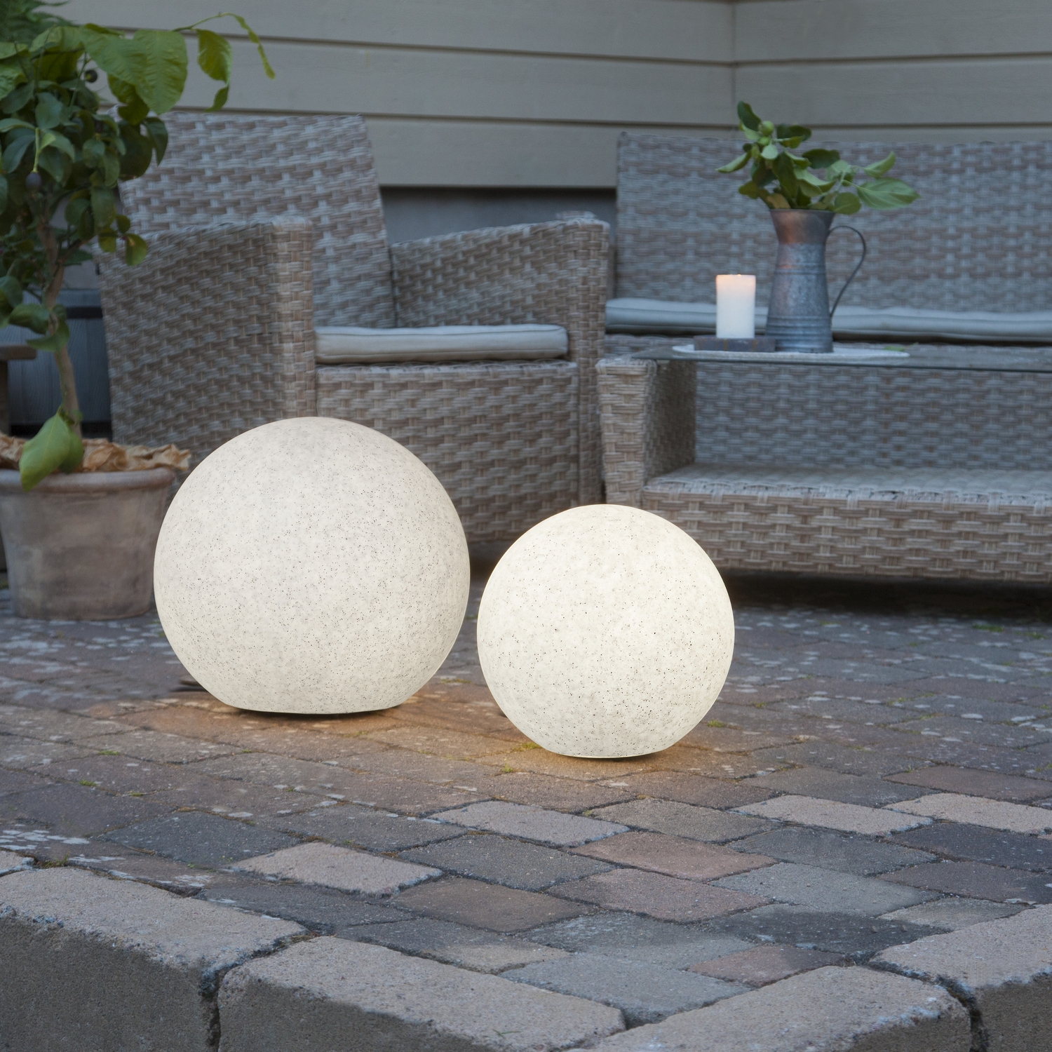 Utendørsdekorasjon Star Trading GardenLight Stone