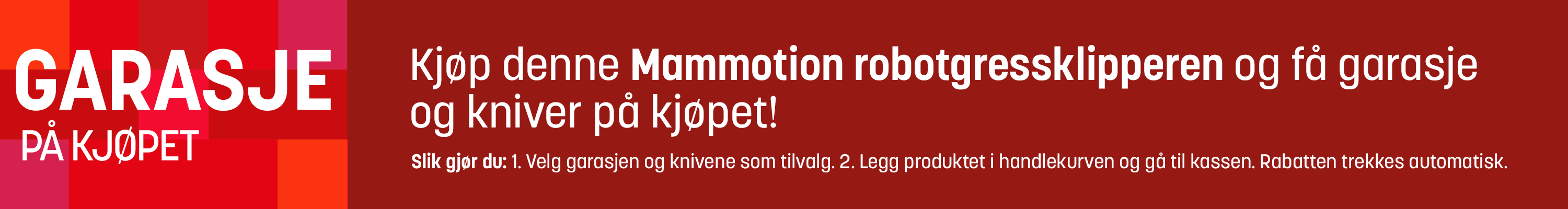 Mammotion Kampanj + Hus på köpet NORGE