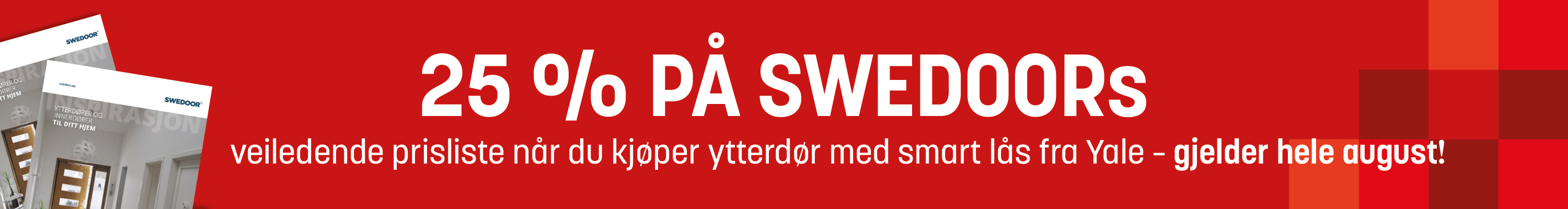 Swedoor LB ytterdörr med Yale aug 26