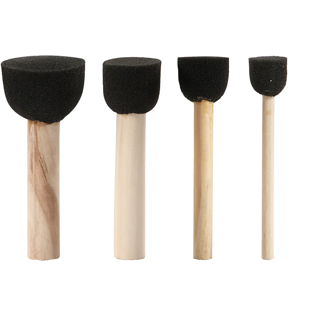 Skumpensler Creativ Company 4 Stk/1 Pk