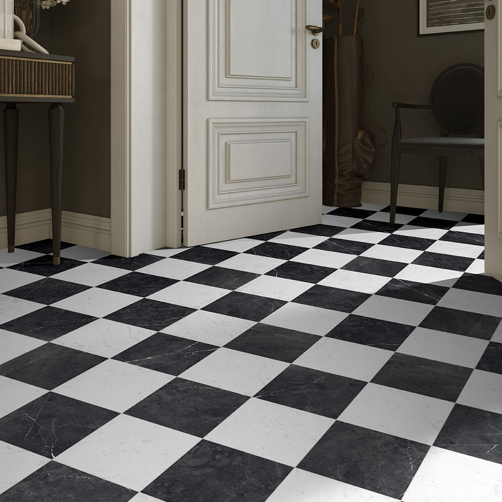 Fliser Lhådös Classica Nero Marquina 30x30 cm