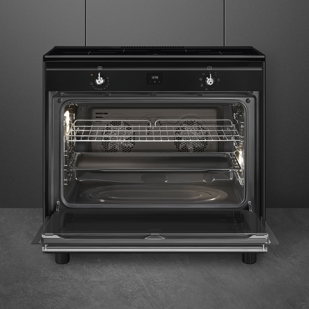 Induksjonsovn Smeg CX91IMBL