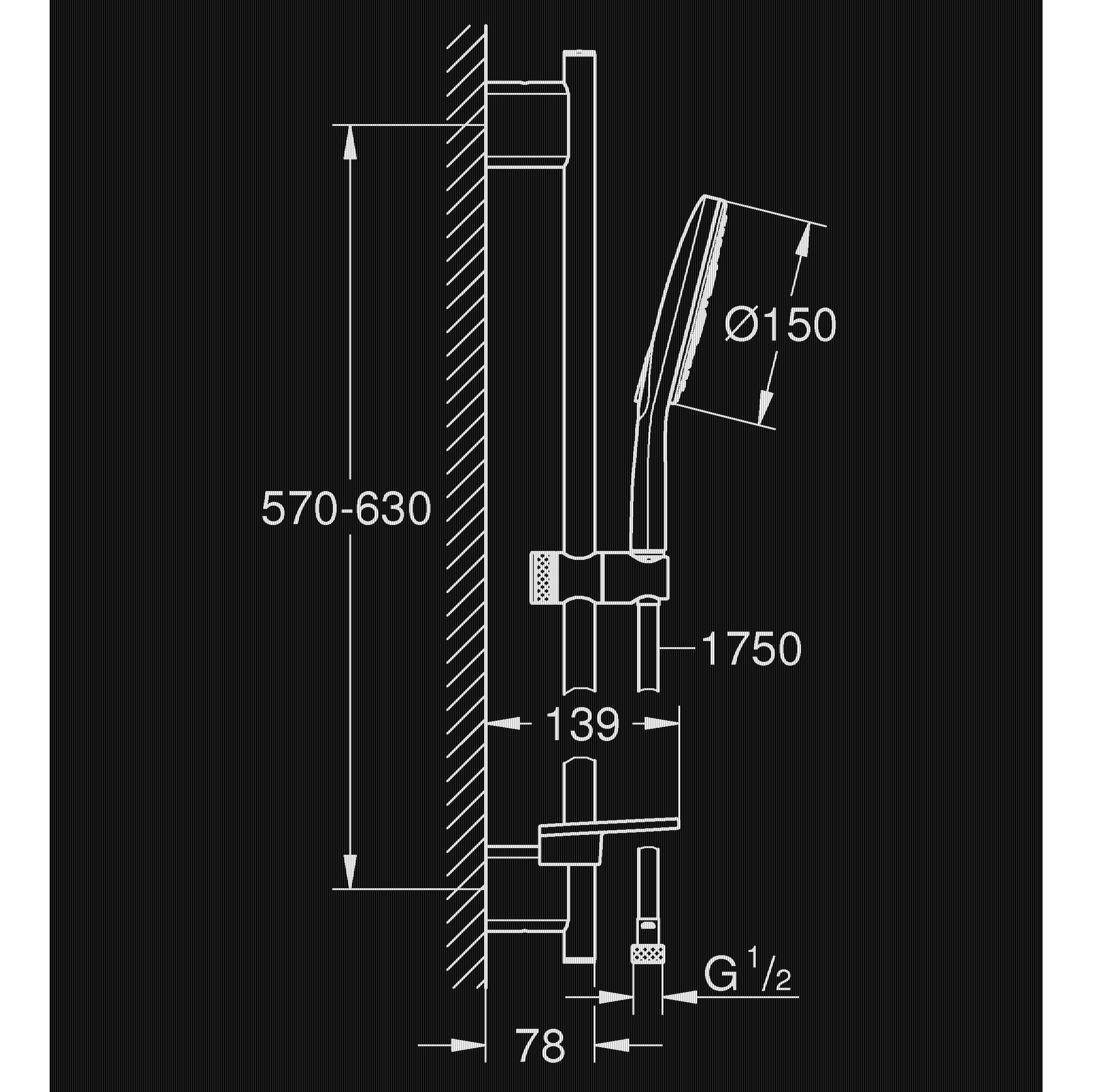 Duschset Grohe Vitalio SmartActive 150