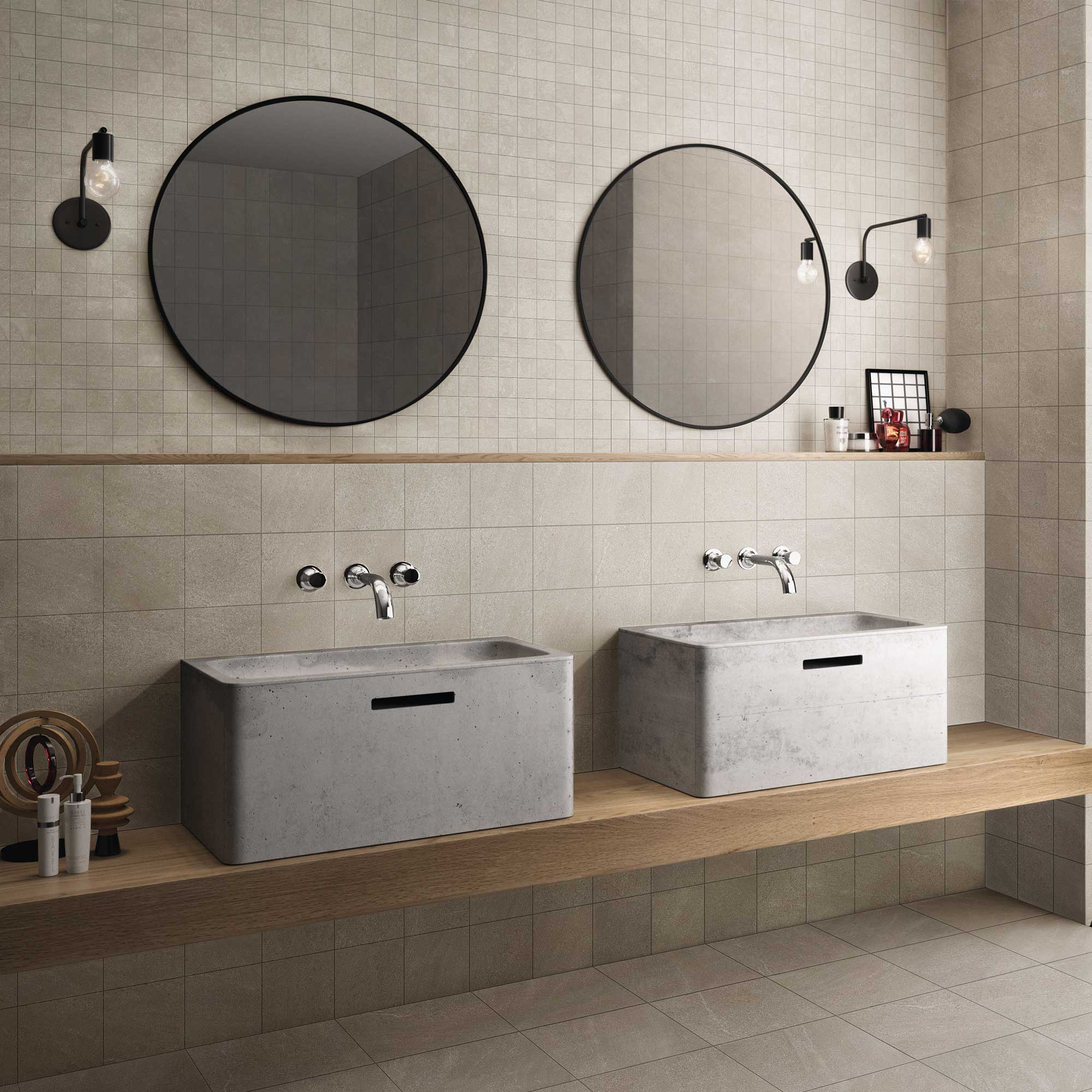 Mosaikk Ceramiche Keope Chorus Hvit 5x5 cm Matt