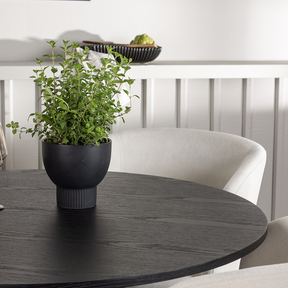 Spisegruppe Venture Home Olivia Ø110 cm med 4 stk Day Stoler