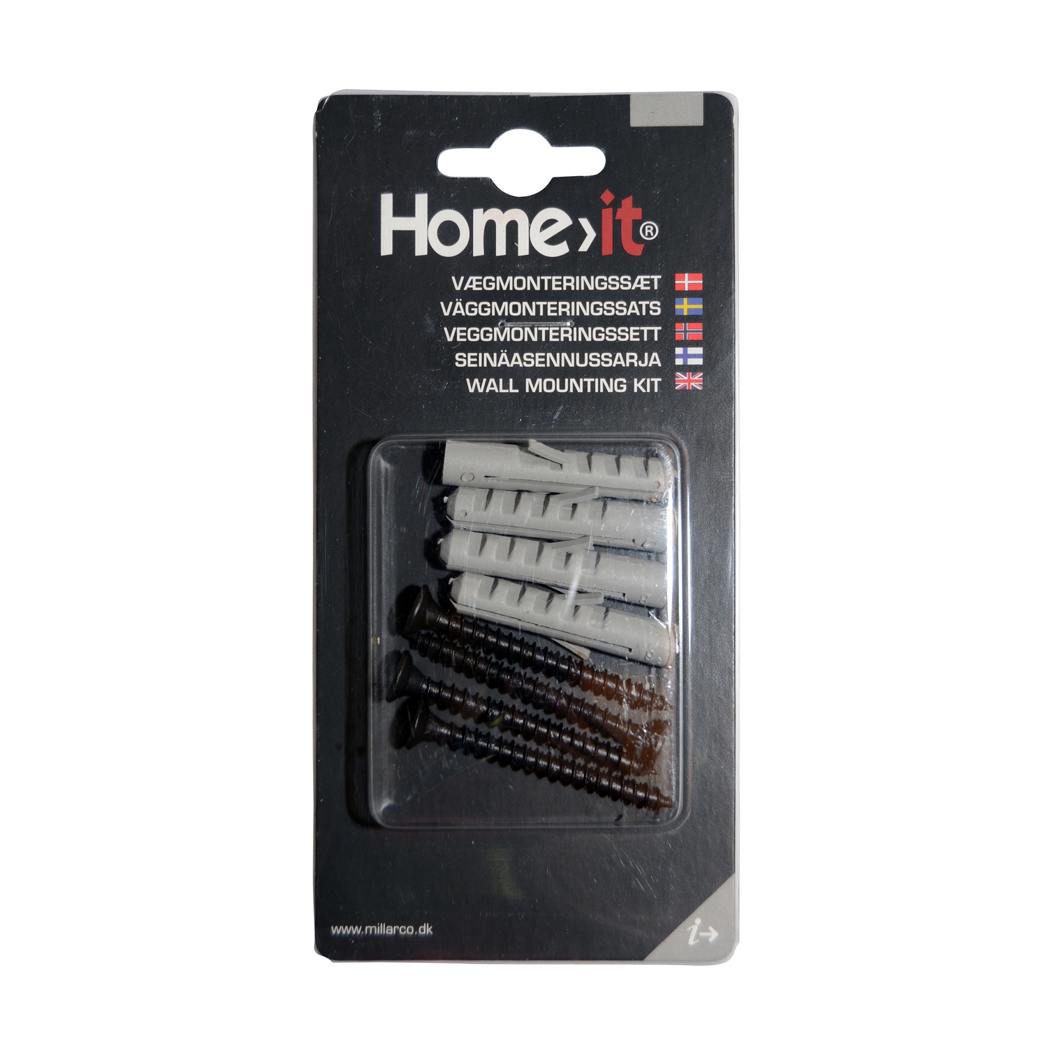 Veggmonteringssett Home it til Slim/Maxi/Rack