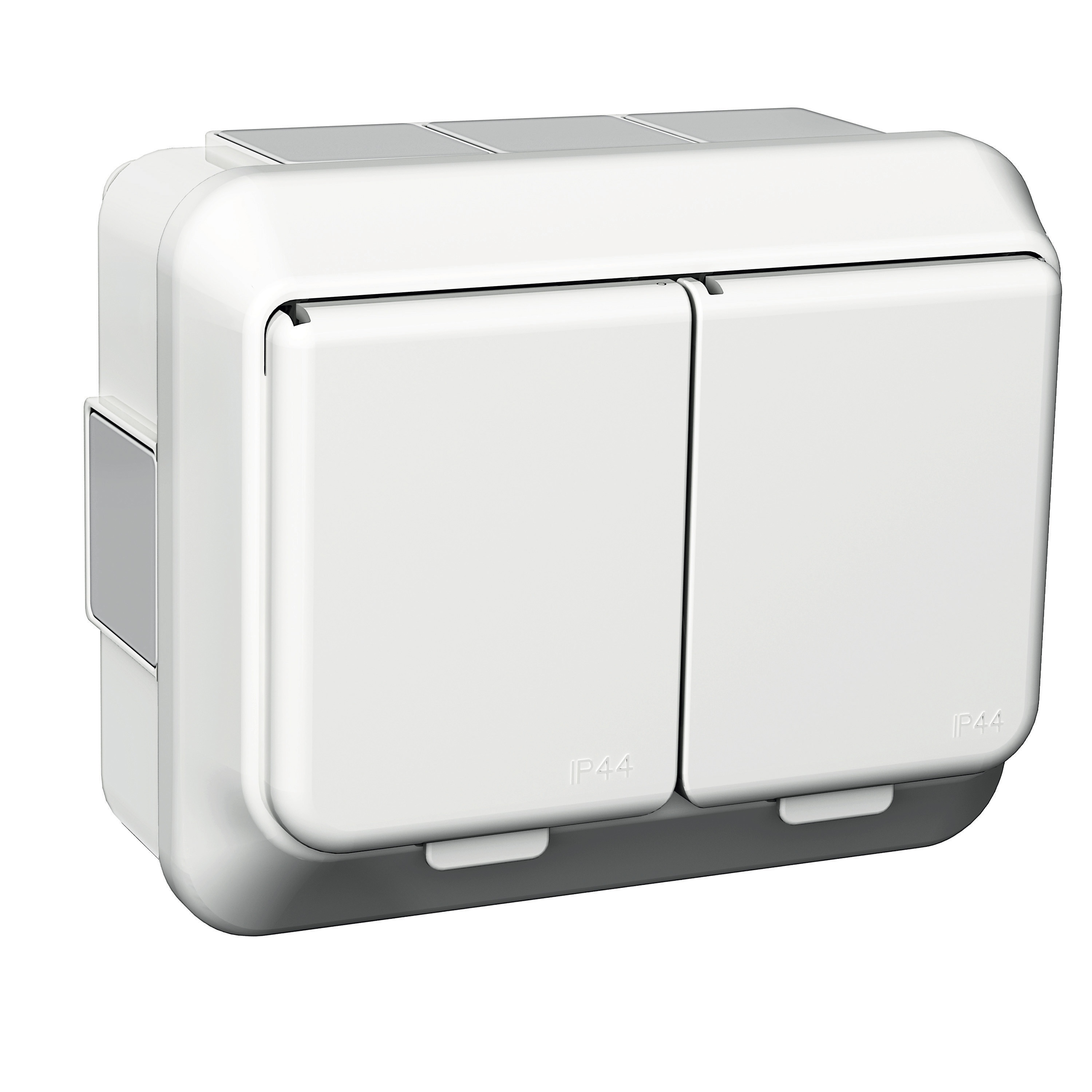Stikkontakt Schneider Electric Exxact Utenpåliggende