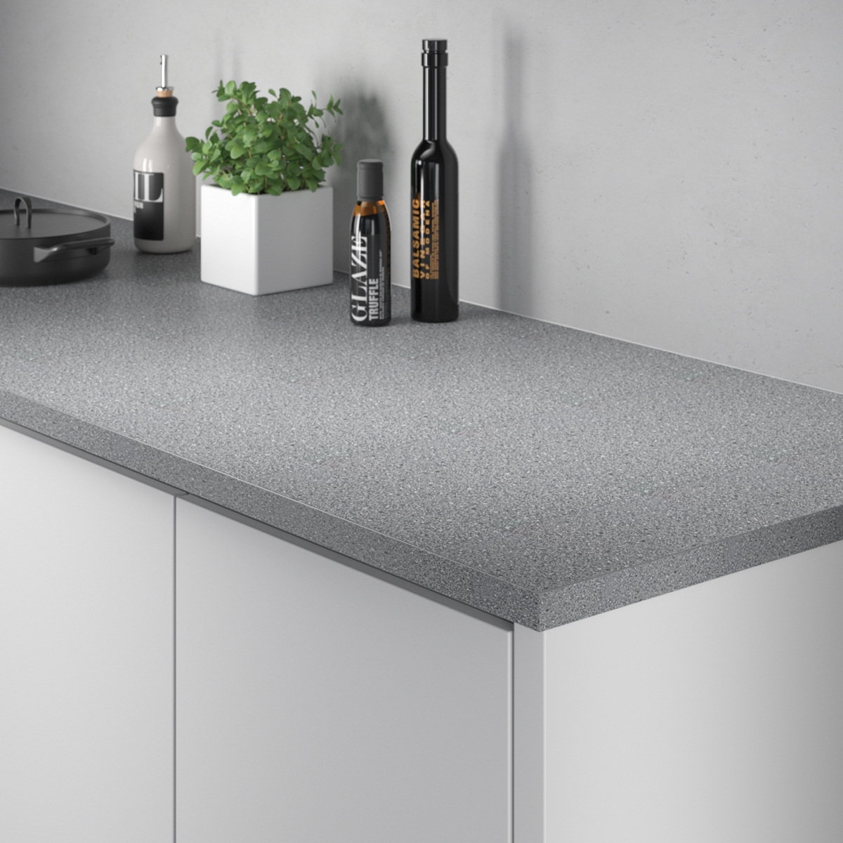 Benkeplate Fibo Laminat 125 Granite Black