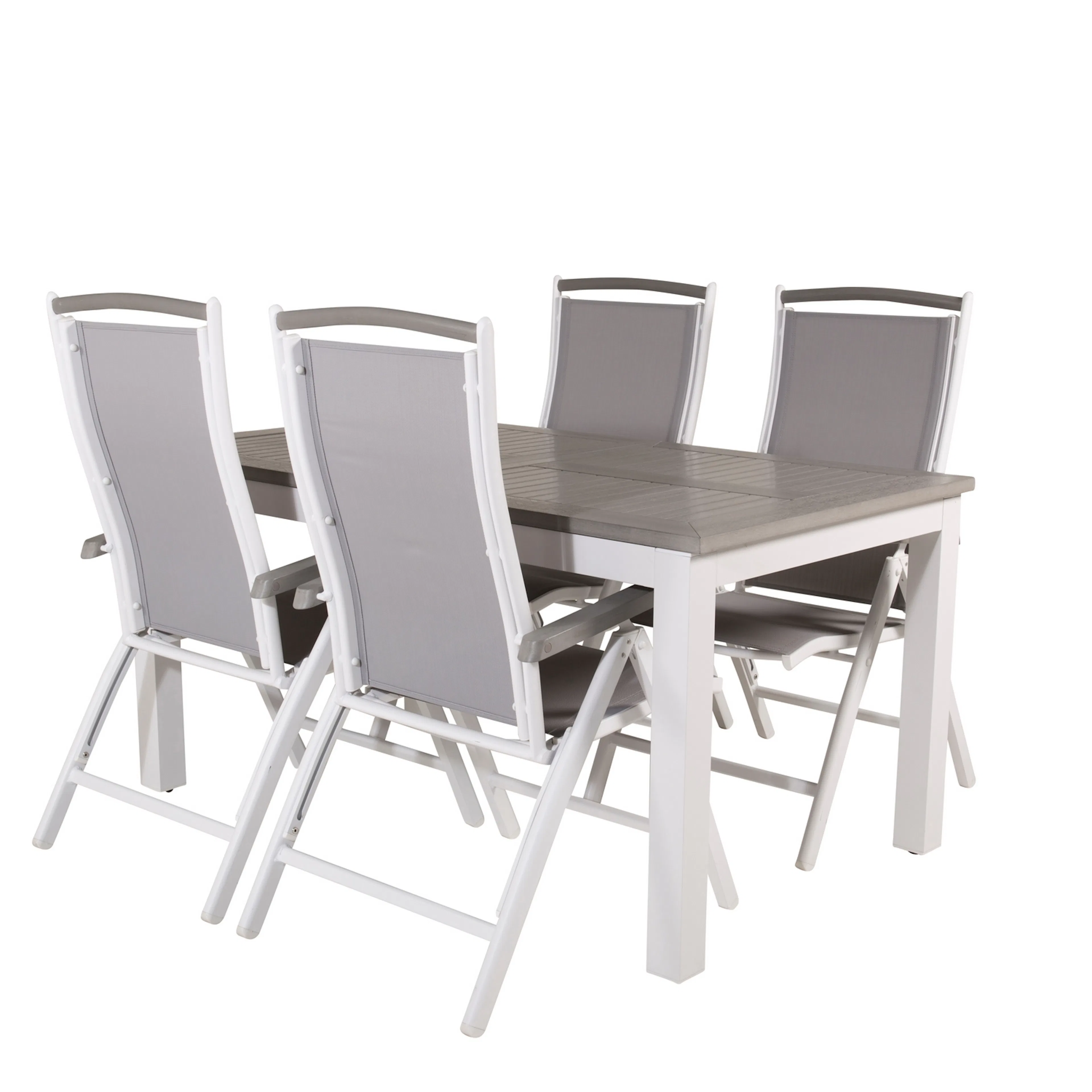 Spisegruppe Venture Home Aleyna 152/210 med 4 Stoler