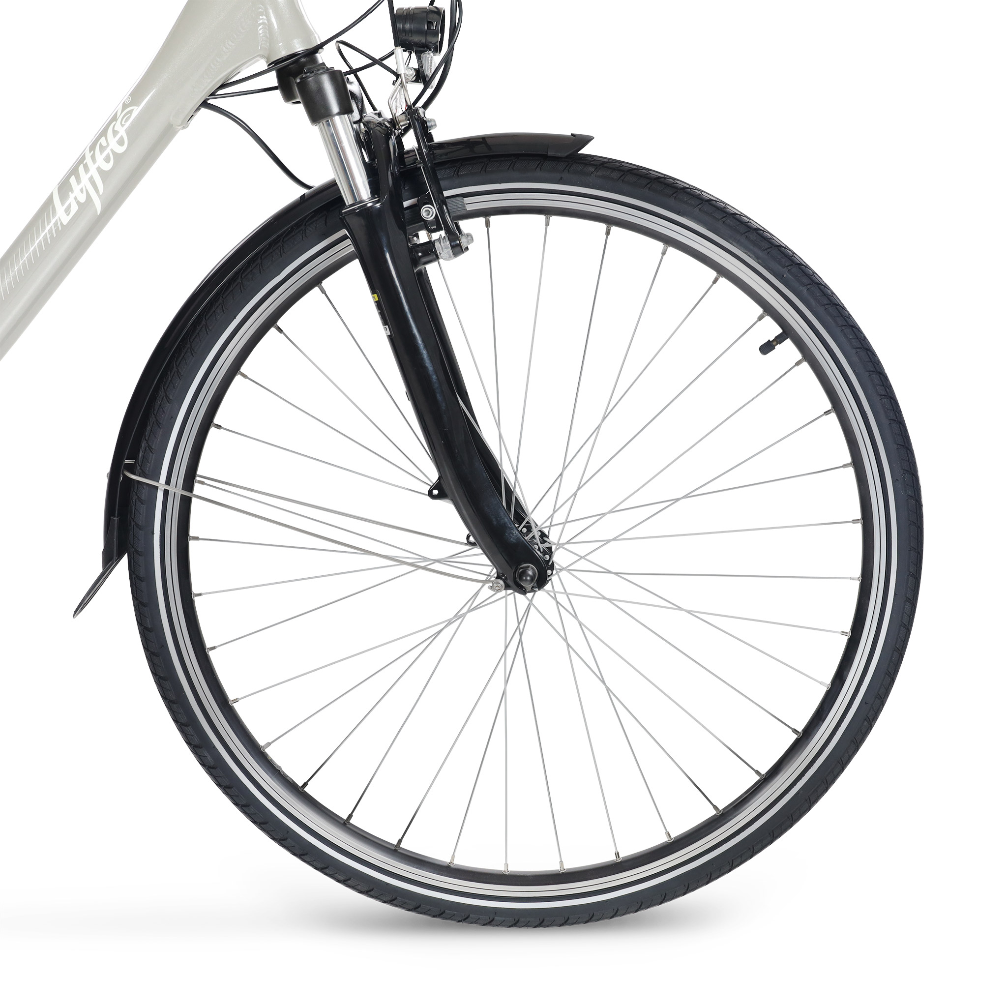 Elsykkel Lyfco Herre 28" - Elian 10,4 Ah Sølv
