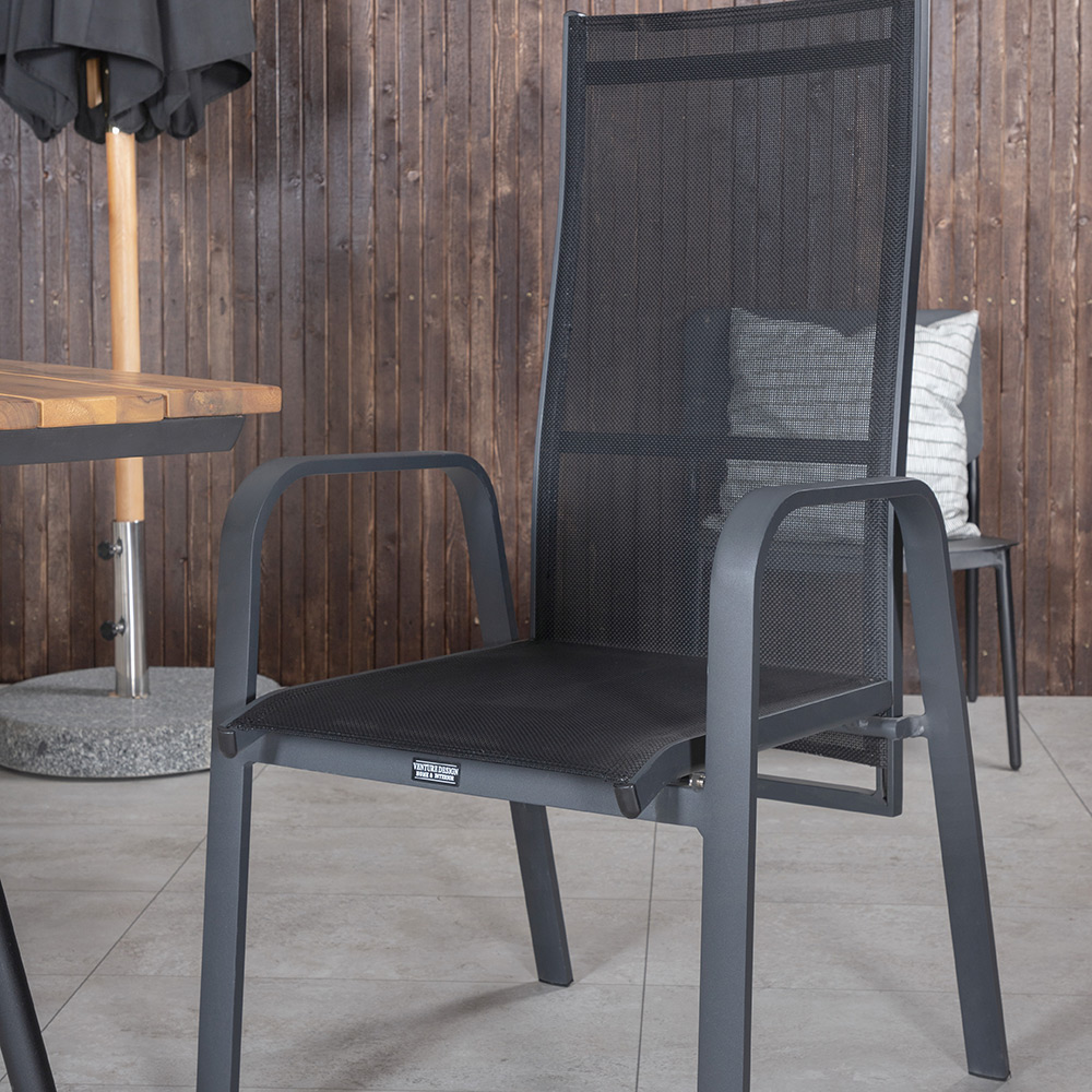 Spisegruppe Venture Home Chane med 4 Curz Spisestoler