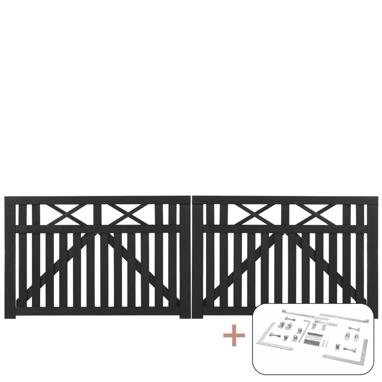 Port PLUS Vinesse Dobbel med Beslag 300x98 cm