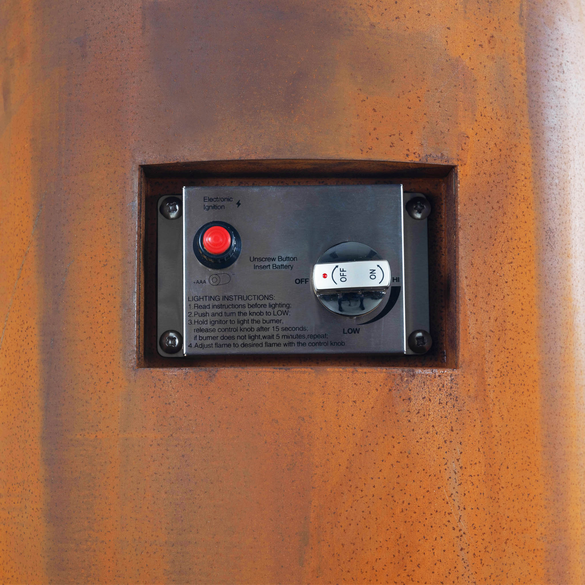 Gasspeis Lyfco Cortenstål Fredrika