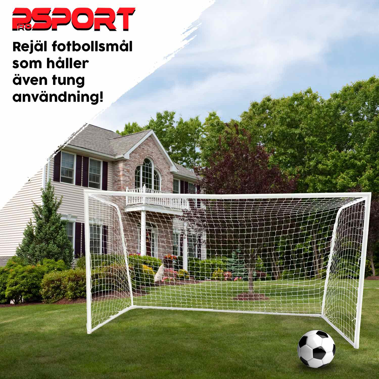 Fotballmål ProSport Robust 210x150x50 cm