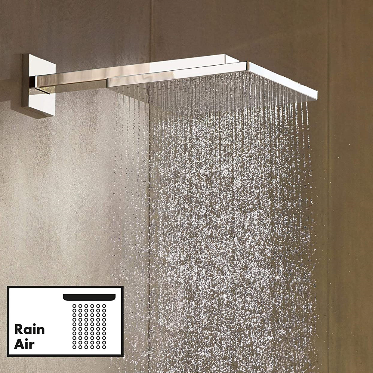 Takdusjsett Hansgrohe Raindance E 300 ShowerSelect Square 1jet