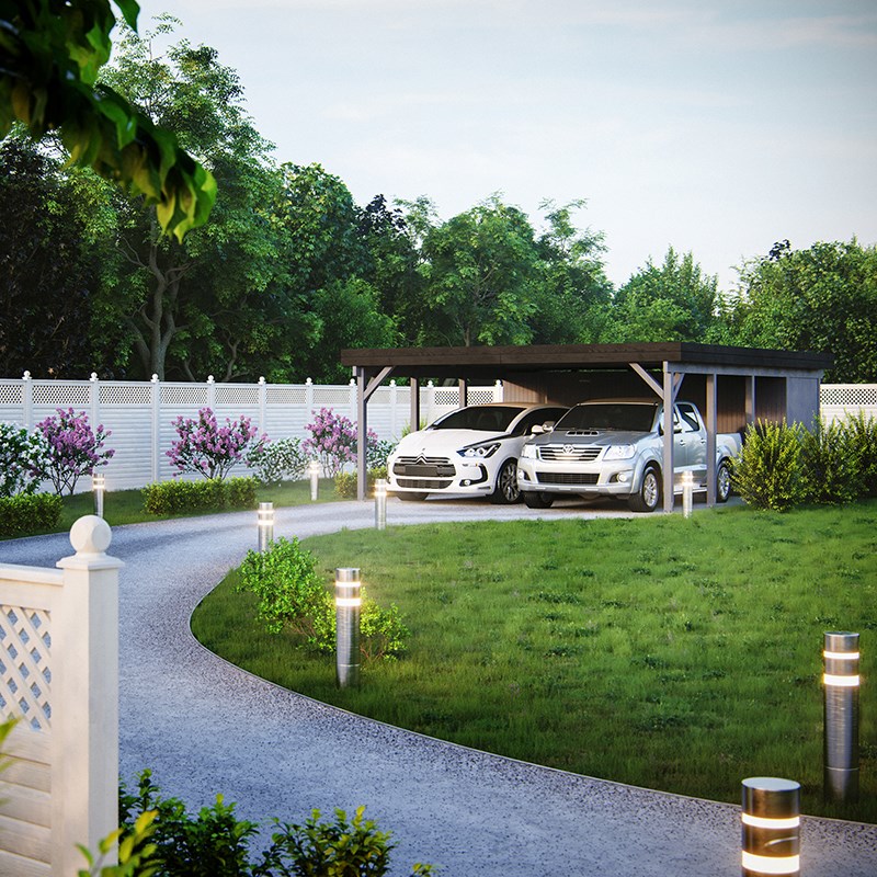 Carport Palmako Karl 40,6 m2