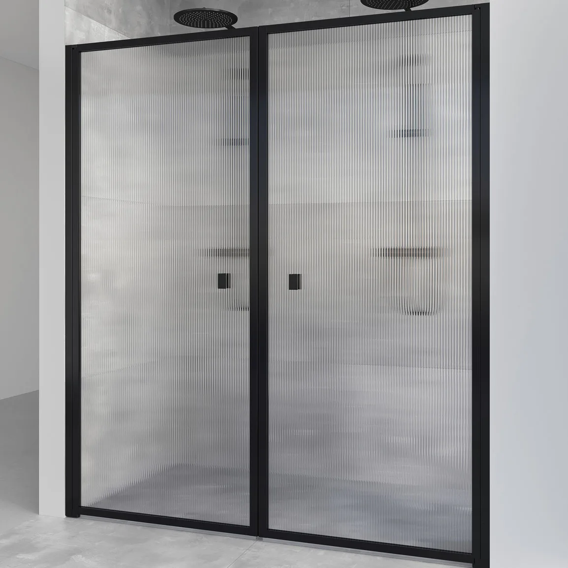 Dusjdør Macro Design Empire Saloon Nisje Briljant Linjeglass