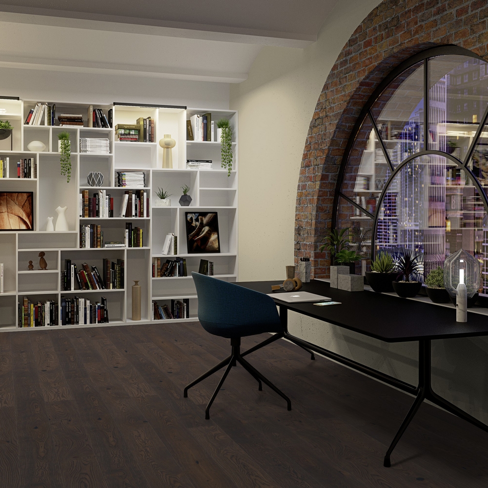 Parkett Boen Eik Brown Jasper Oljet 1-Stav