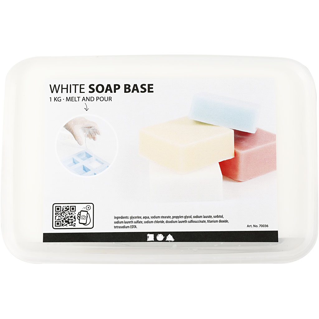 Såpemasse Creativ Company Hvit 1 kg