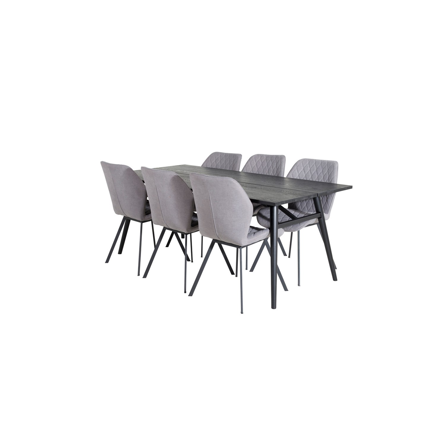 Spisegruppe Venture Home Salt med 6 Geneva Stoler