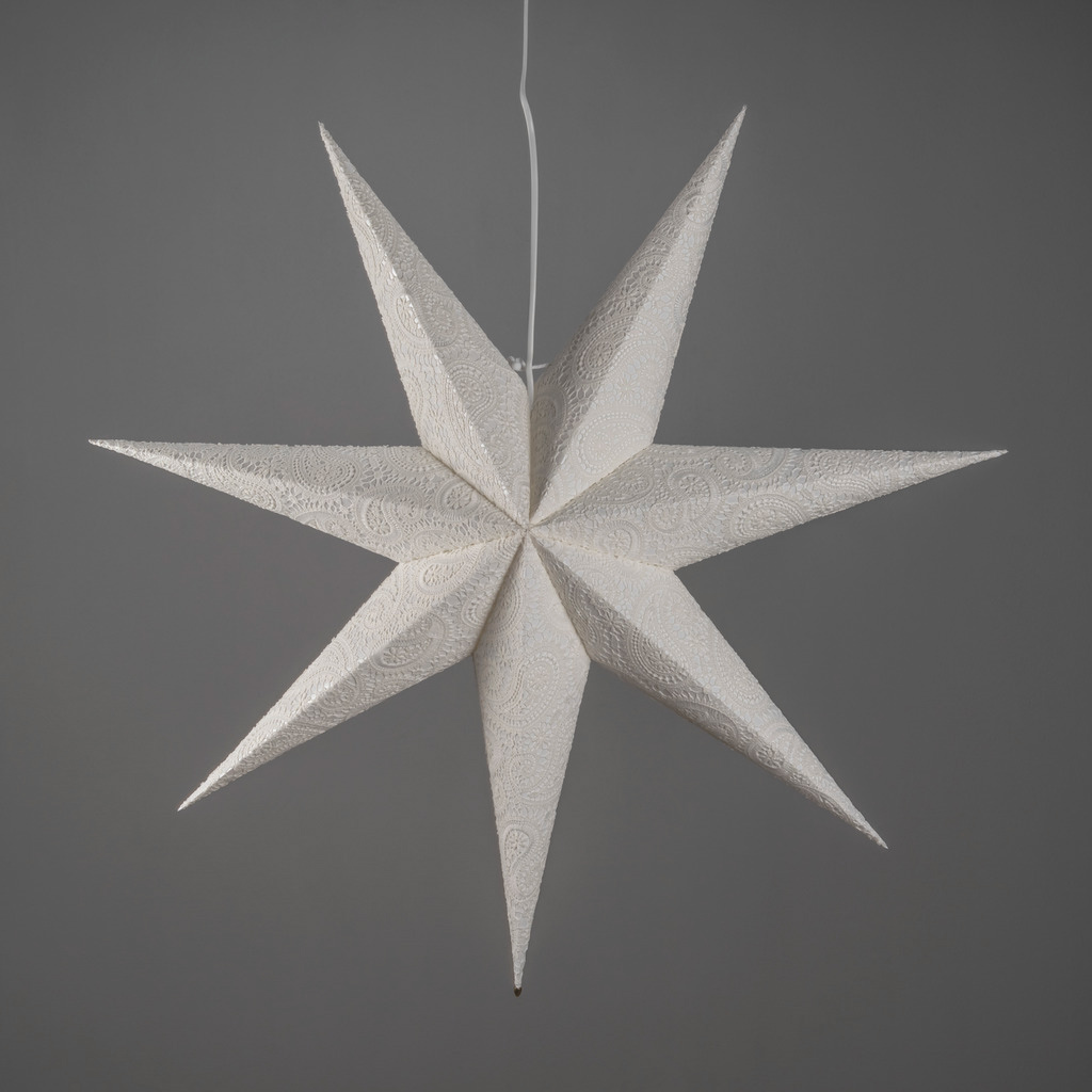Adventsstjerne Gnosjö Konstsmide Mønstret 80 cm