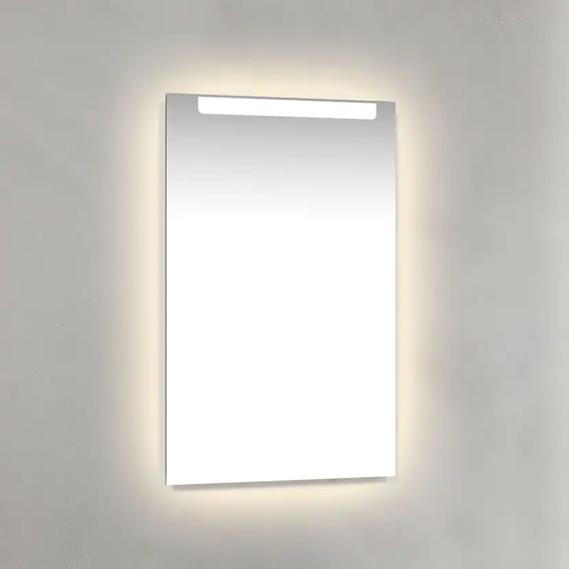 Spegel Macro Design Crown Ambilight Infälld belysning