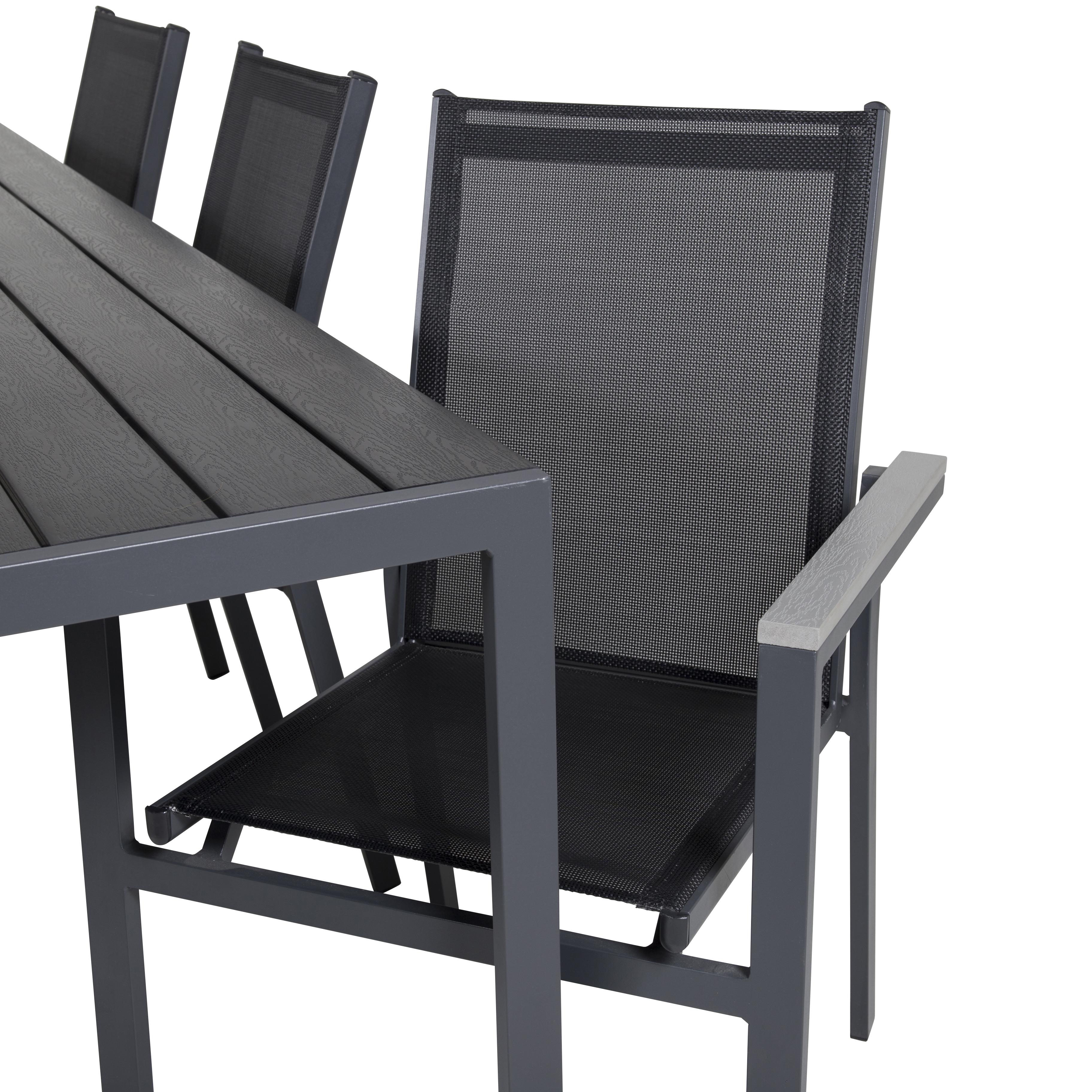 Spisegruppe Venture Home Bront 205 med 6 Pincy Stoler