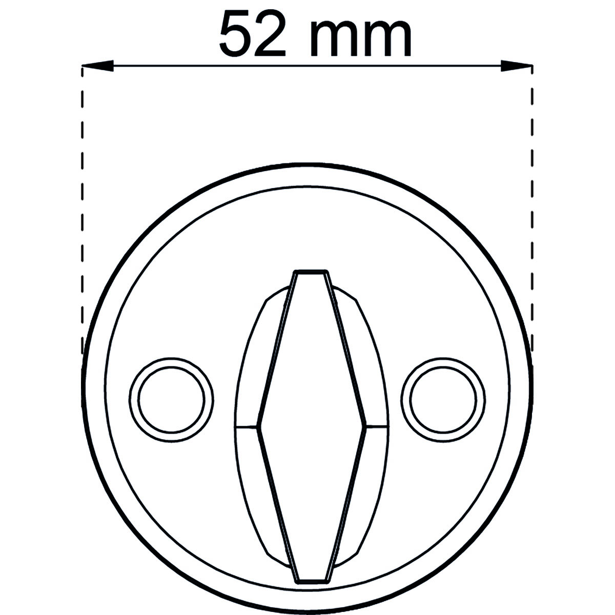 Sylindervider 40 Habo Krom
