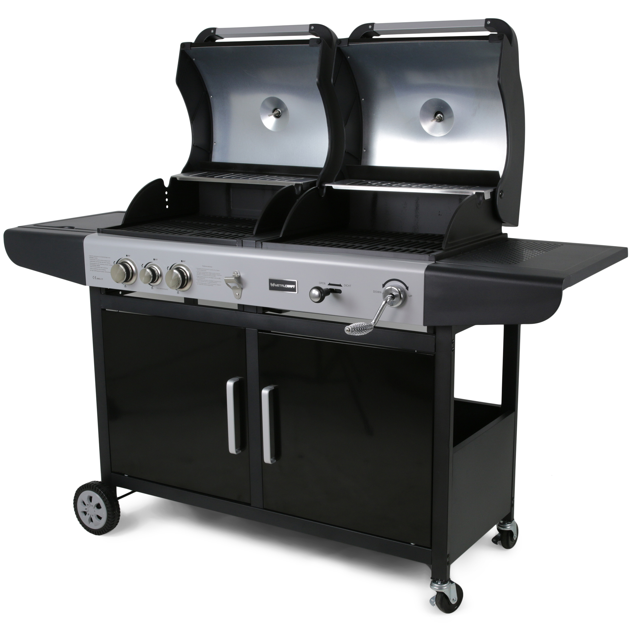 Gass/Kullgrill Metalcraft Kombinasjonsgrill Savannah