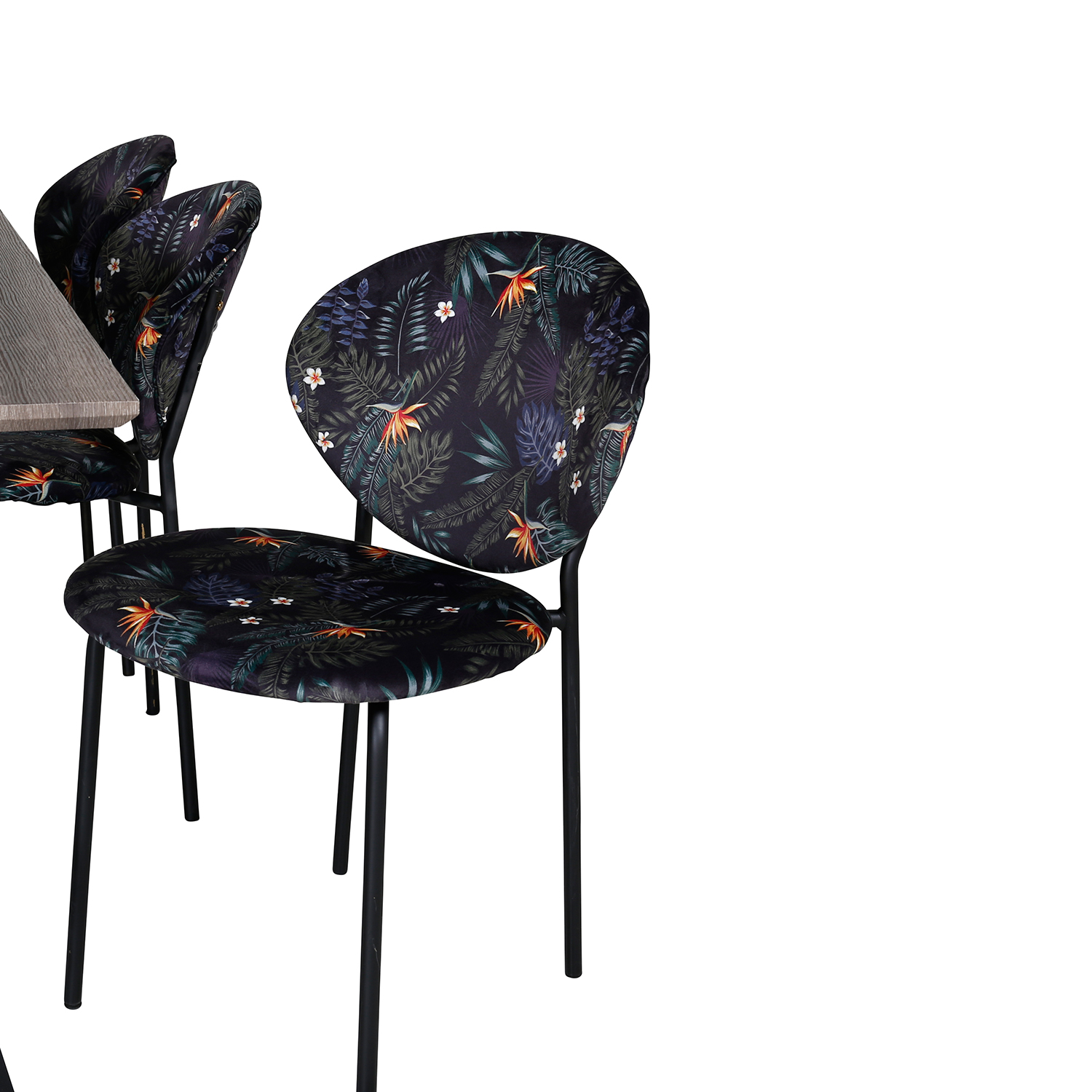 Spisegruppe Venture Home Madde med 6 Valor Stoler Polyester