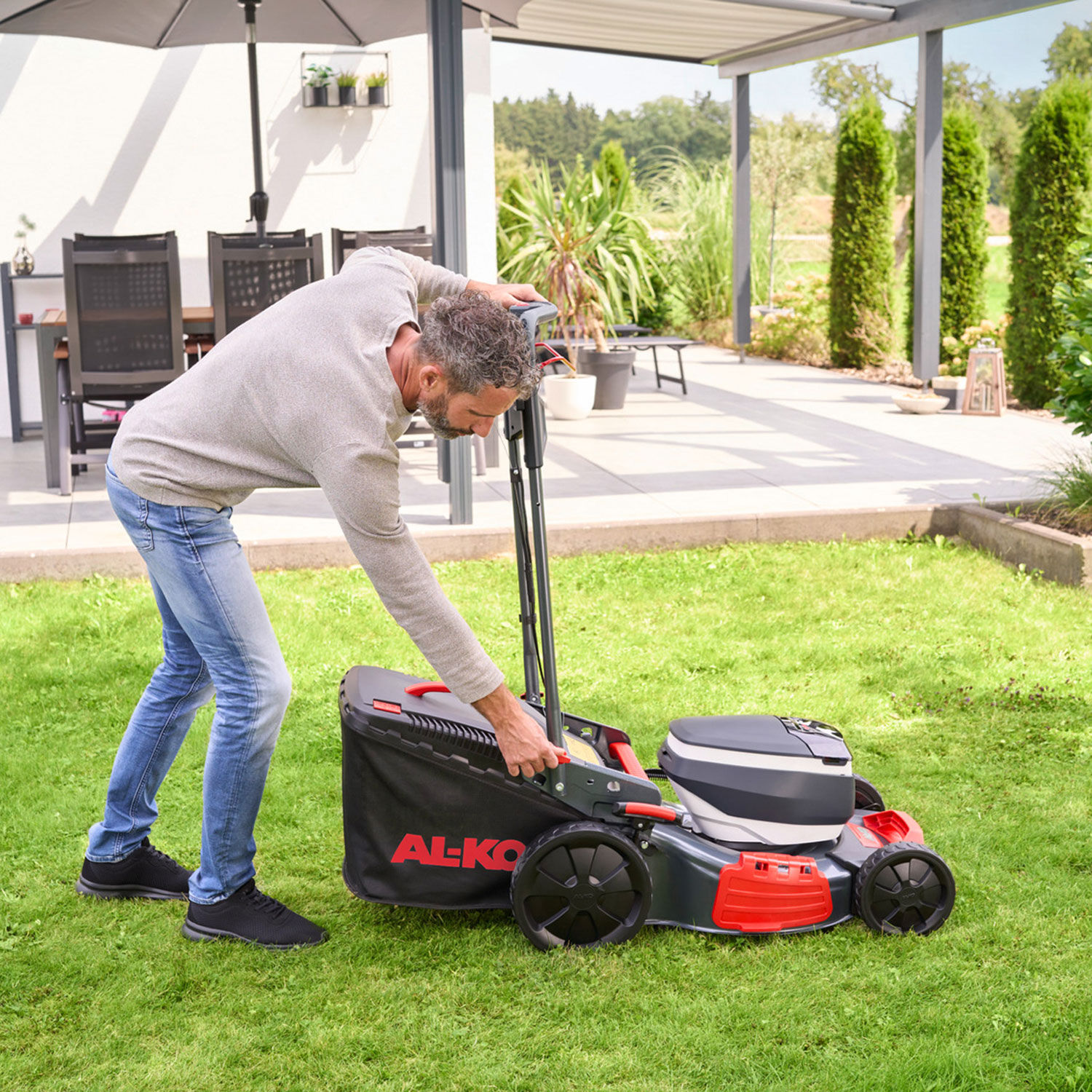 Gressklipper AL-KO 51.6 Li SP (sett) Comfort med Batteri og Lader