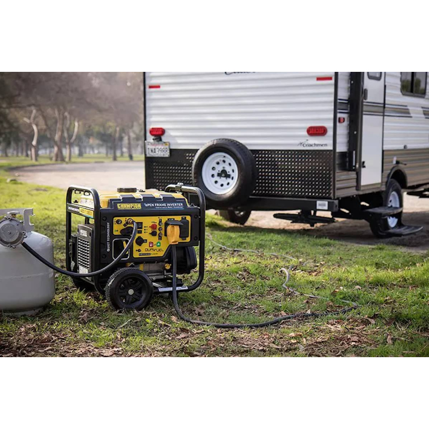 Inverter Strømaggregat Generator Champion Generators 3600W Hybrid Dual Fuel
