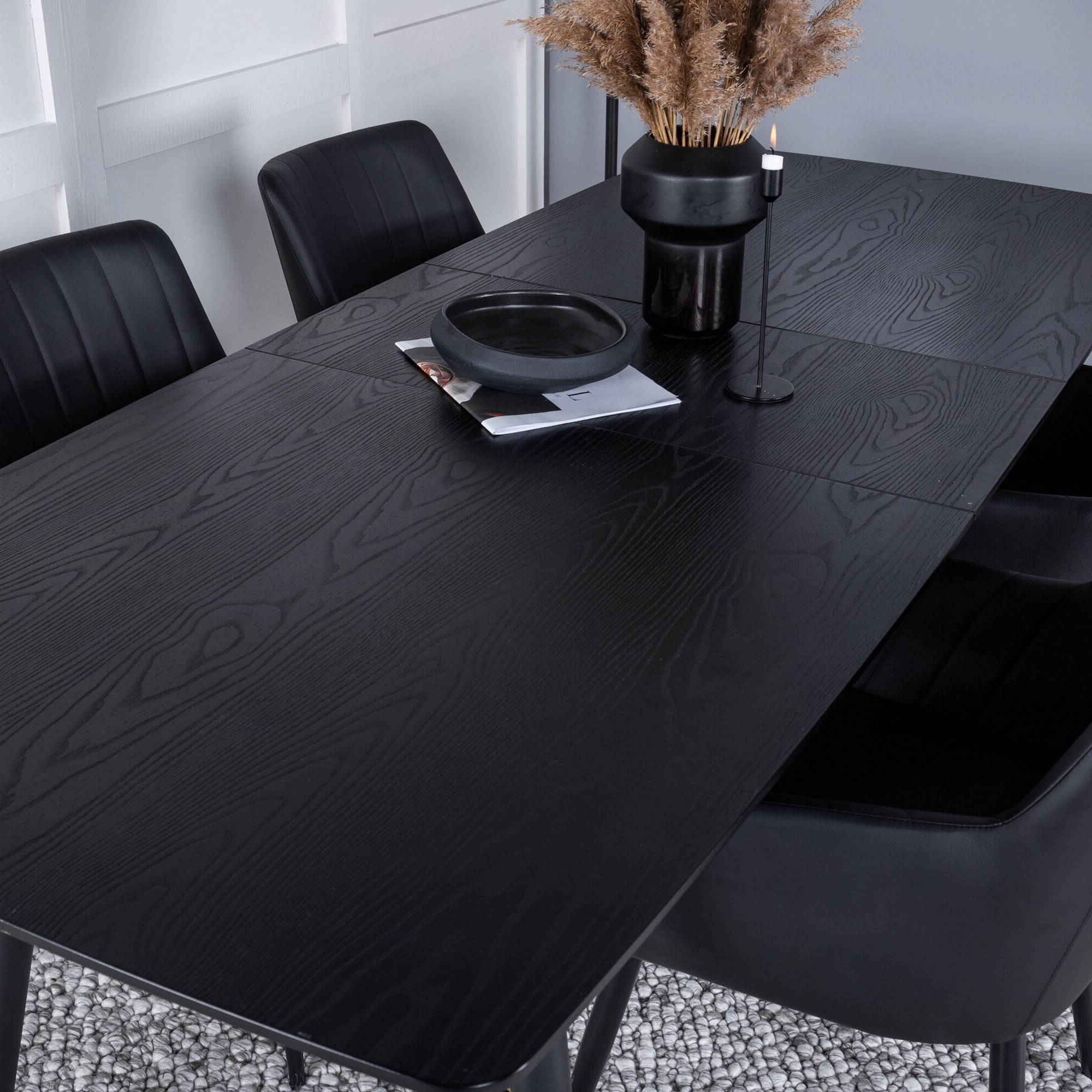 Spisegruppe Venture Home Gold med 4stk Comfort Stoler