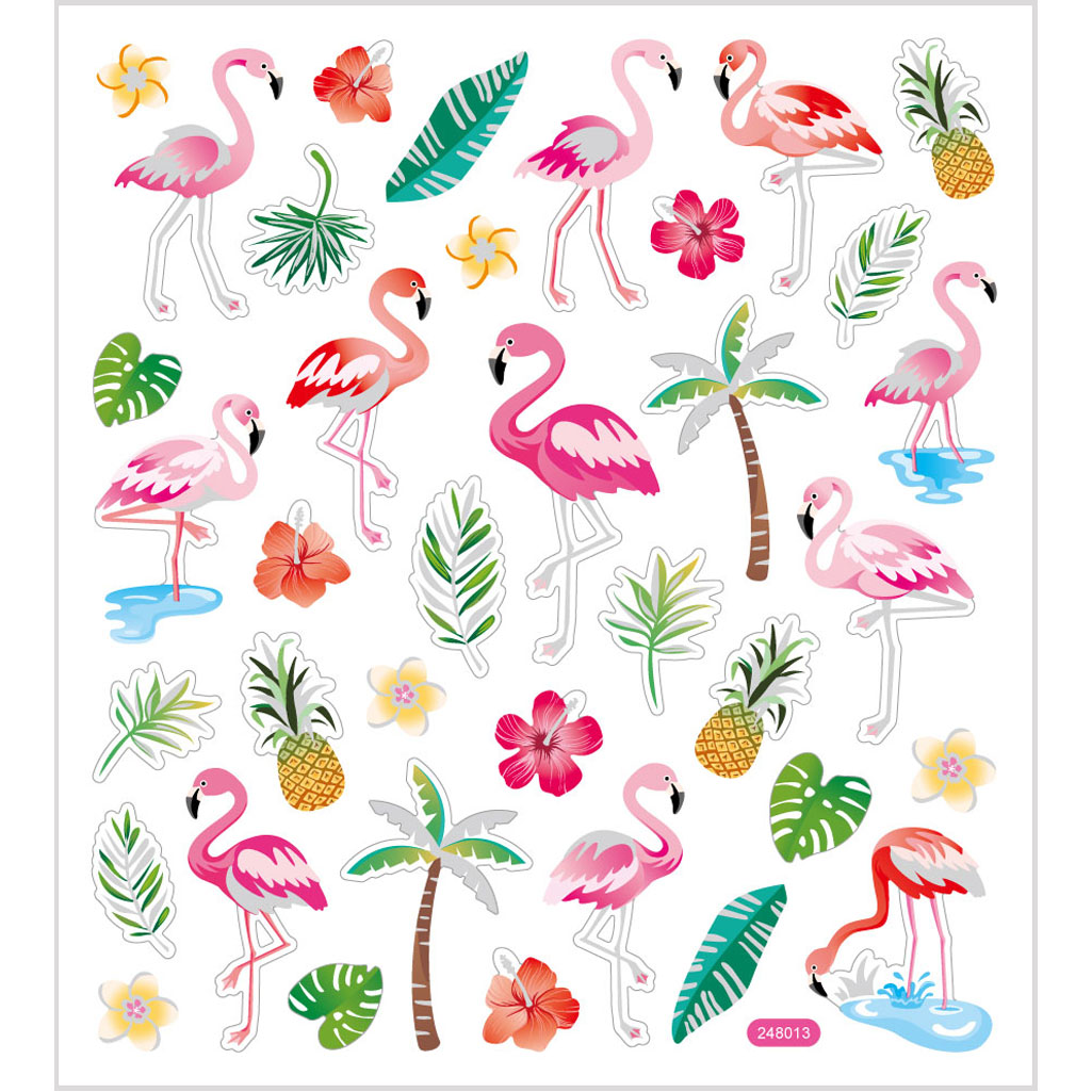 Klistremerker Creativ Company Flamingo