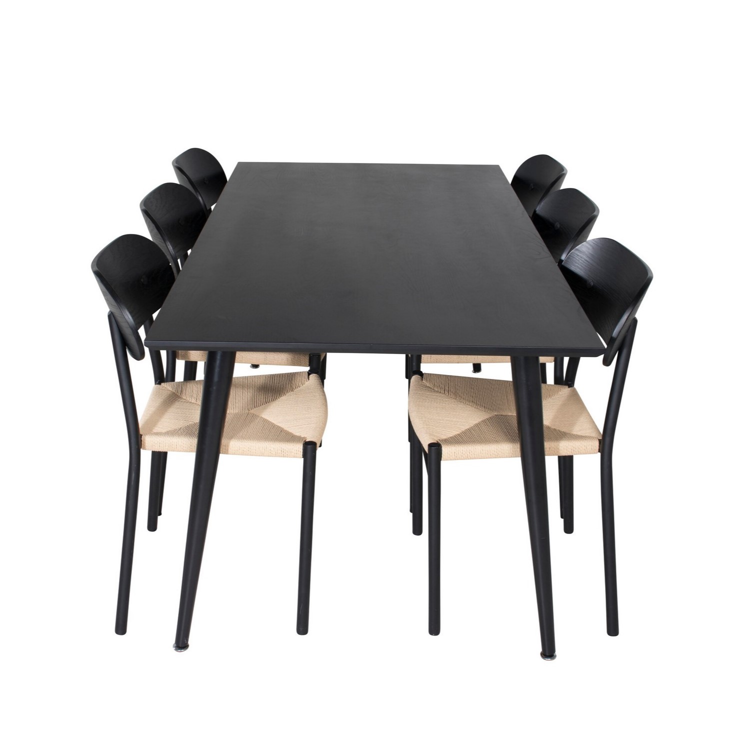 Spisegruppe Venture Home Dipp med 6stk Polly Stoler