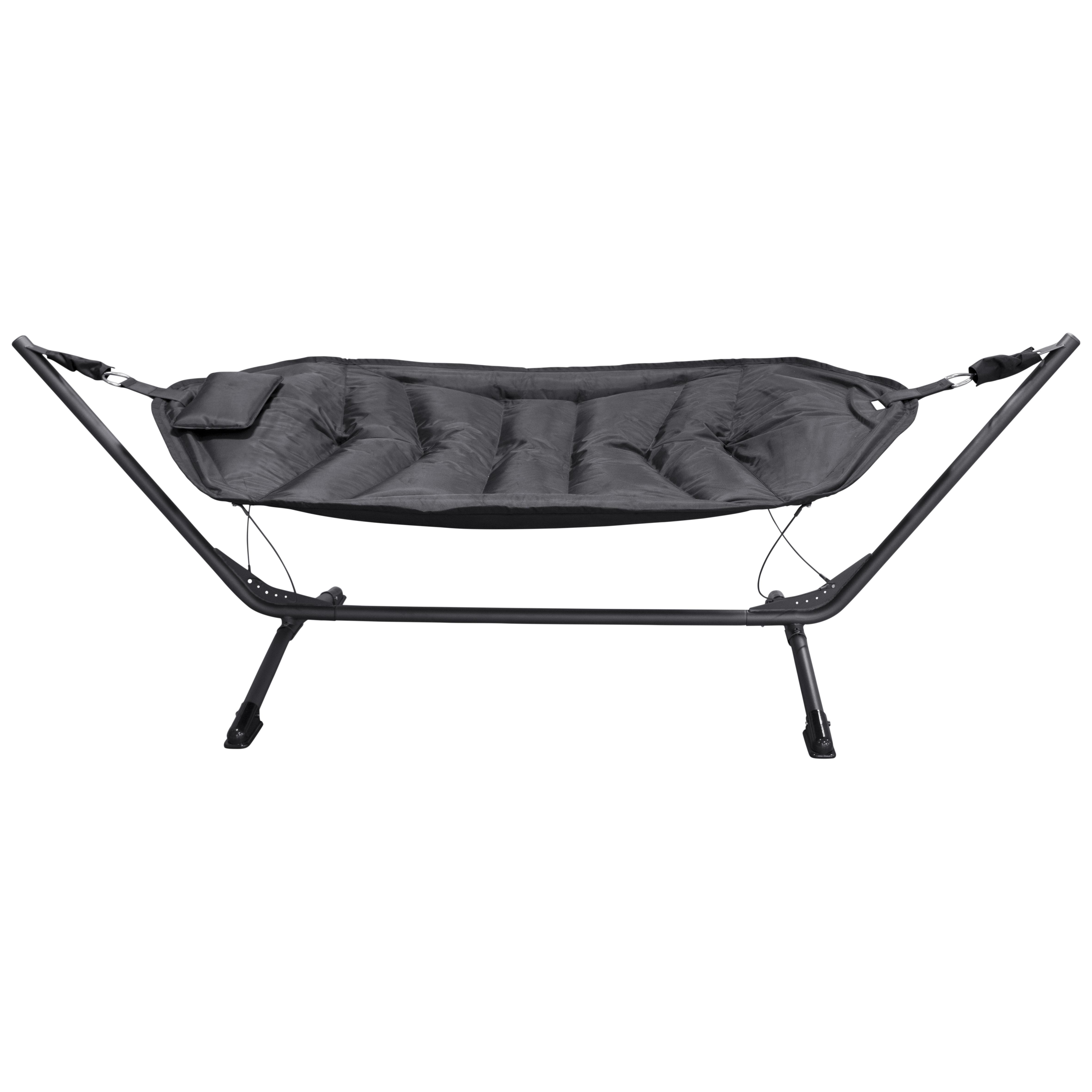 Niño Hammock - Black Fabric / Black Frame Sort/Sort