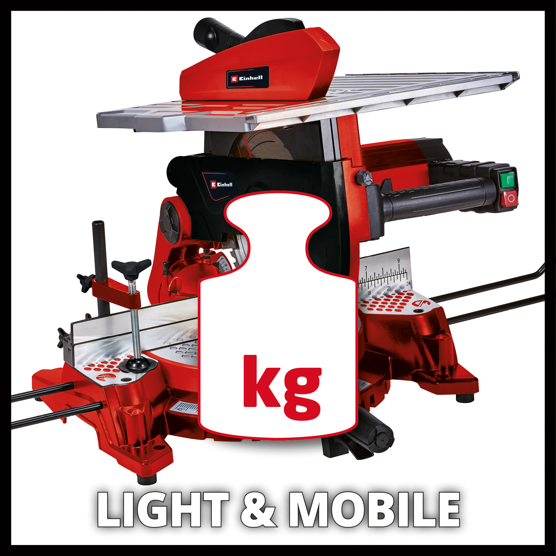 Kapp- og gjærsag Einhell TC-MS 3017 T med Øvre Bord