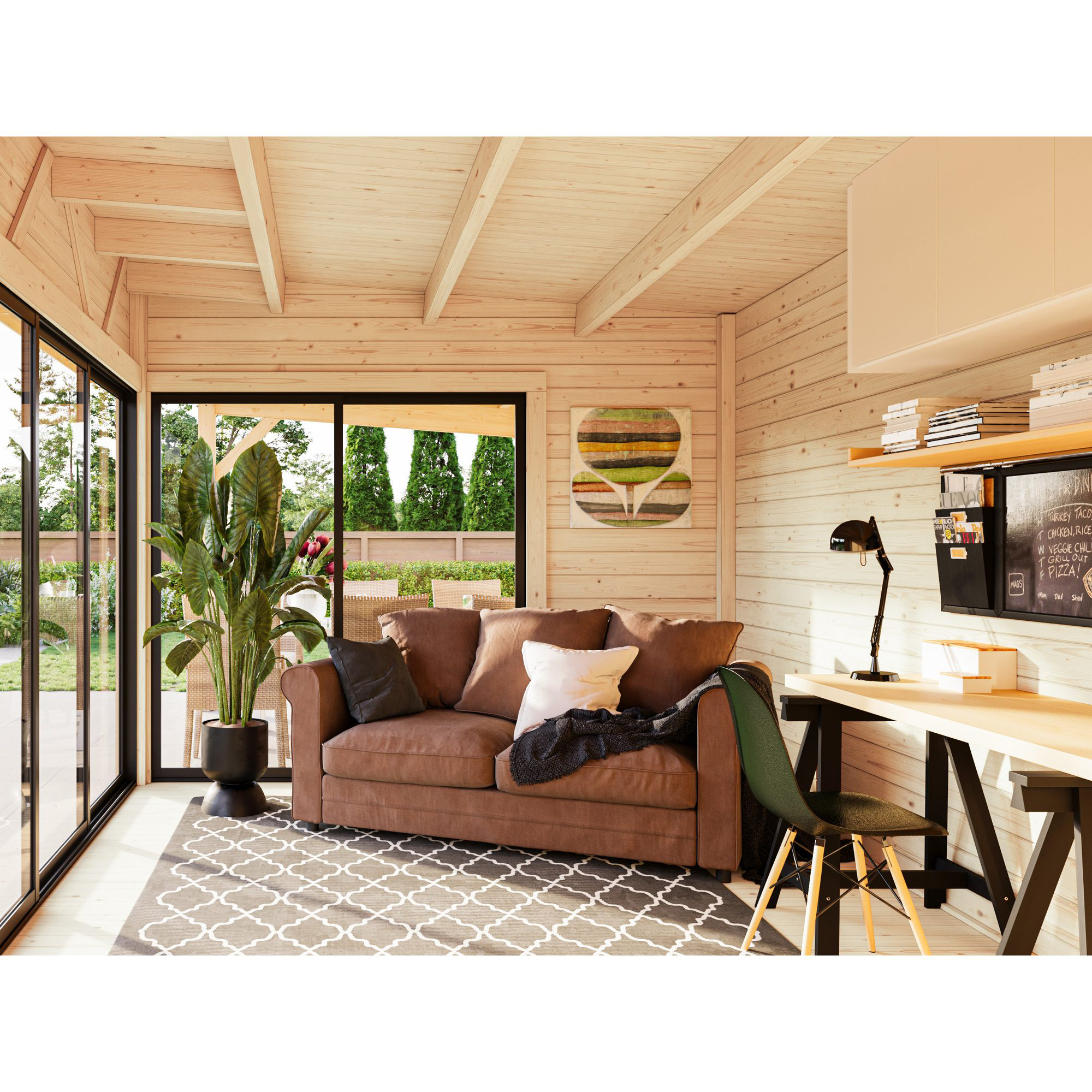Hagestue Palmako Andrea 24,2 m² Slide (inv. 15,2+7,9 m²)