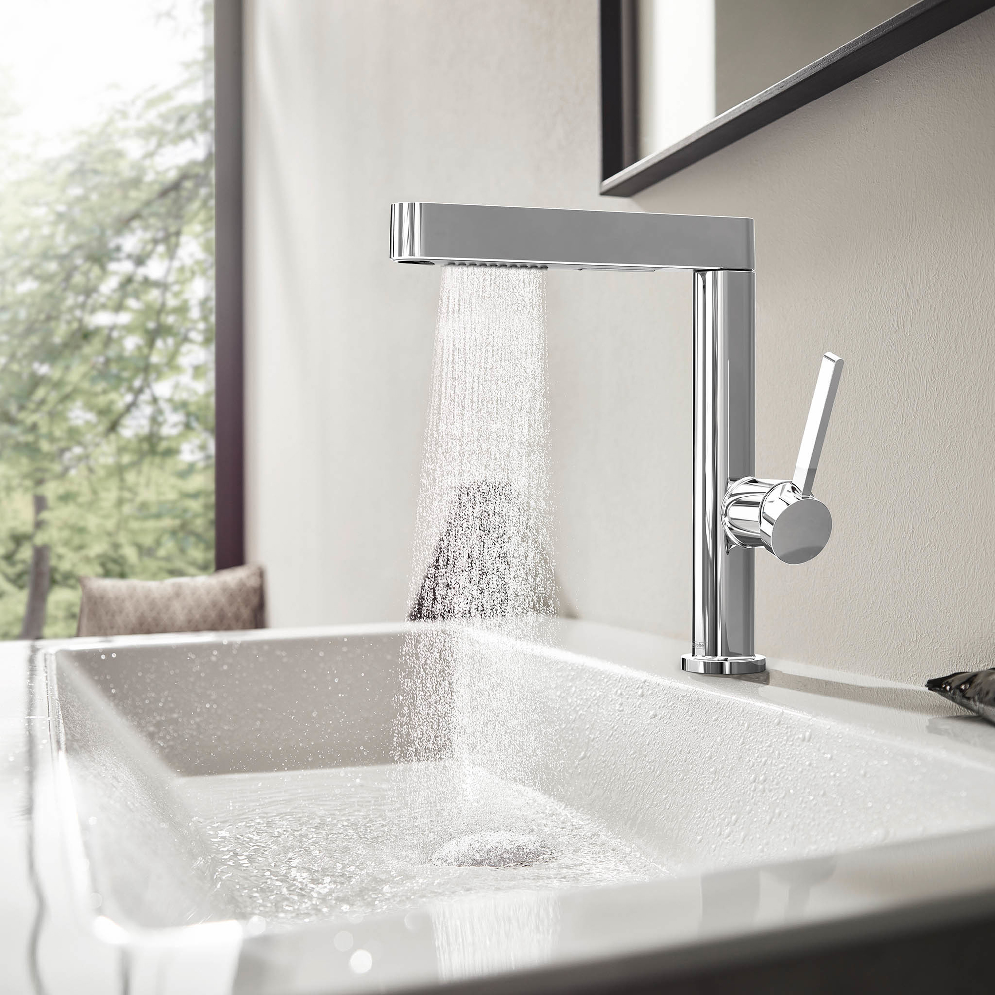 Servantbatteri Hansgrohe Finoris 230 med Uttrekkbar Hånddusj 2jet