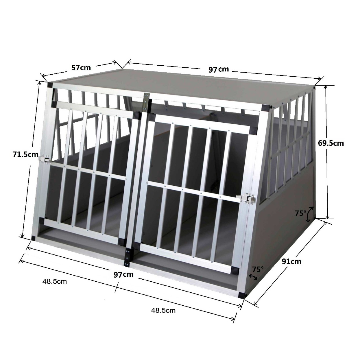 Hundebur Trekker XL 97x90x69,5 cm