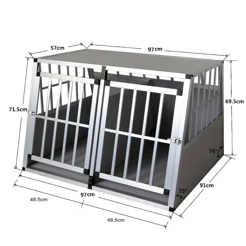 Hundebur Trekker XL 97x90x69,5 cm